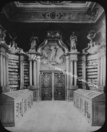 LIBRARY INTERIOR BEFORE IT WAS BOMBED